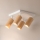 Brilagi - Faretto SELE SQUARE 4xGU10/30W/230V bianco/effetto rovere