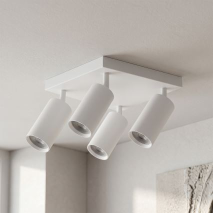 Brilagi - Faretto SELE SQUARE 4xGU10/30W/230V bianco