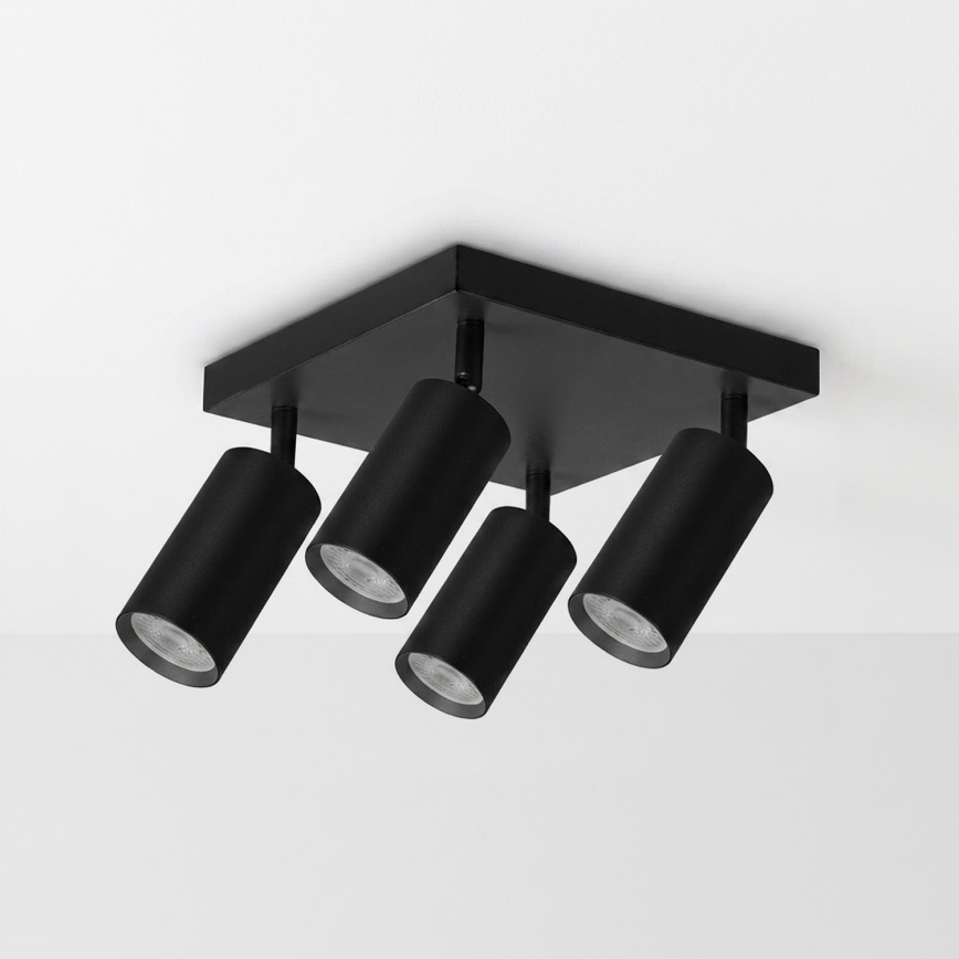 BRILAGI - Faretto SELE SQUARE 4xGU10/30W/230V nero