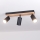 Brilagi - Faretto SELE WOOD ACOUSTIC 3xGU10/30W/230V nero/legno