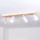 Brilagi - Faretto SELE WOOD ACOUSTIC 4xGU10/30W/230V bianco/legno