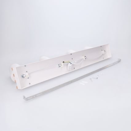 Brilagi - Faretto SELE WOOD ACOUSTIC 4xGU10/30W/230V bianco/legno