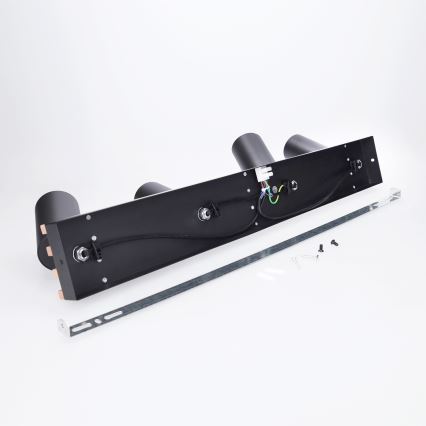 Brilagi - Faretto SELE WOOD ACOUSTIC 4xGU10/30W/230V nero/legno