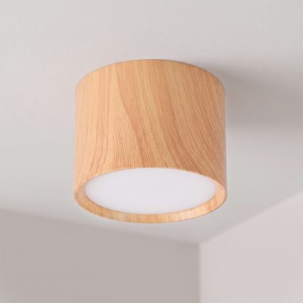 BRILAGI - Faretto SMOOTH 1xGX53/15W/230V 60x82 mm finitura rovere