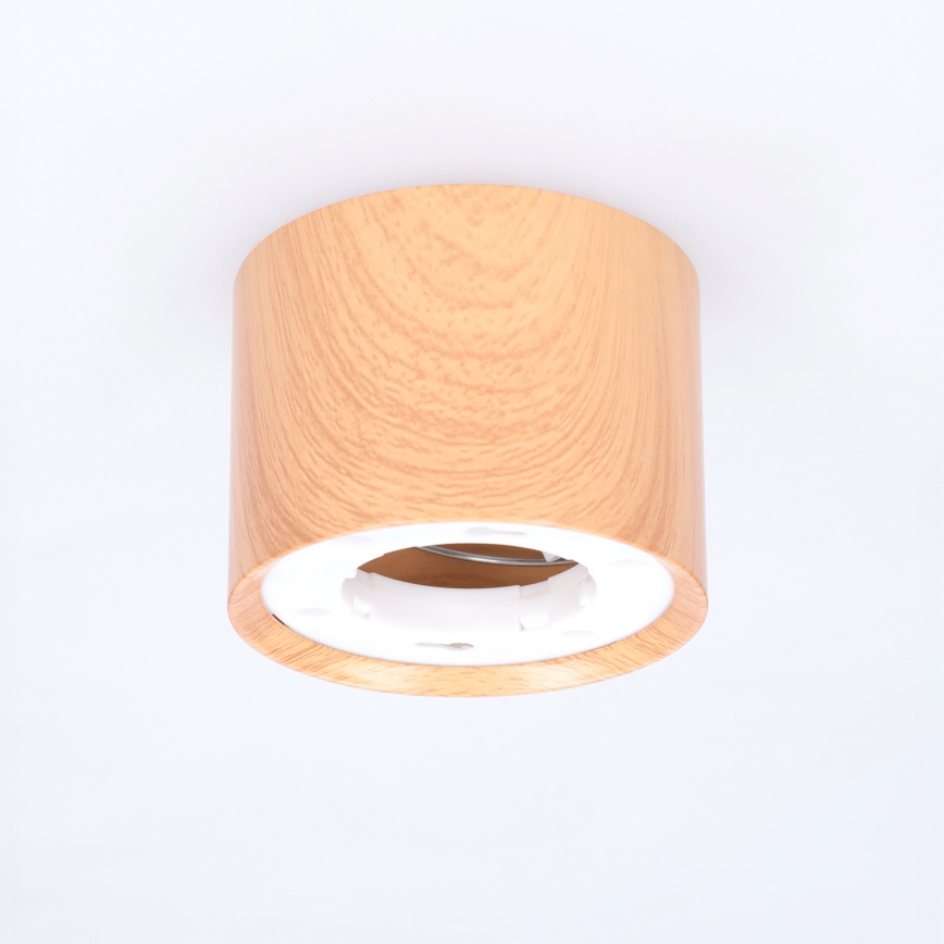 BRILAGI - Faretto SMOOTH 1xGX53/15W/230V 60x82 mm finitura rovere