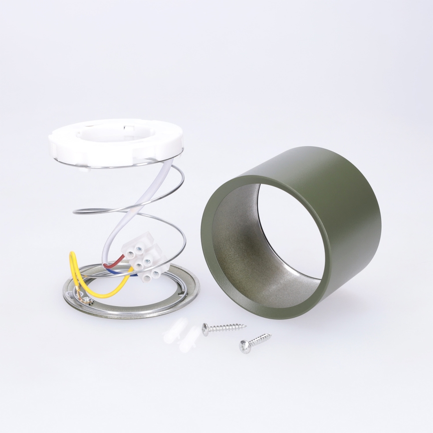BRILAGI - Faretto SMOOTH 1xGX53/15W/230V 60x82 mm verde scuro