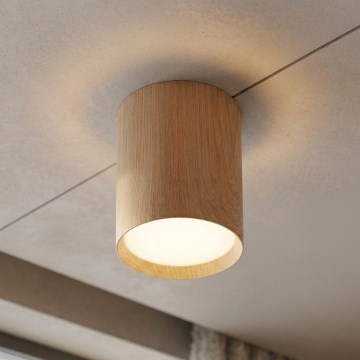 BRILAGI - Faretto SMOOTH LONG 1xGX53/15W/230V 100x82 mm finitura rovere