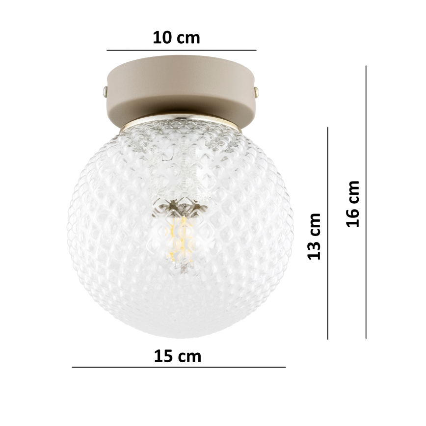 Brilagi - Faretto STELLA 1xE27/60W/230V beige/oro