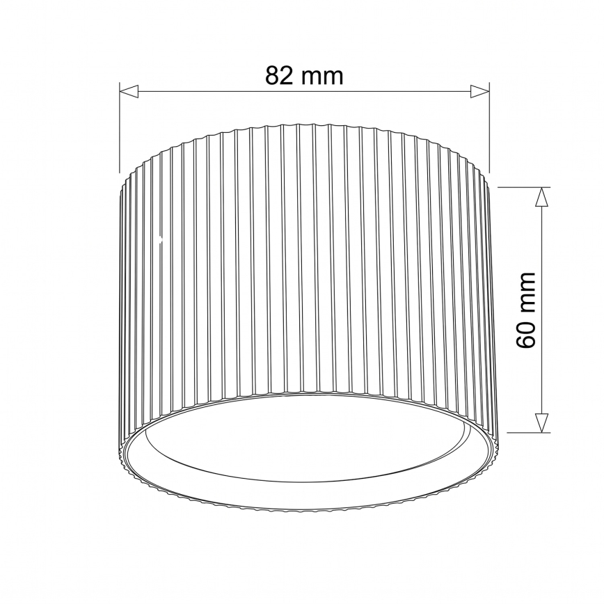 BRILAGI - Faretto STRIPY 1xGX53/15W/230V 60x82 mm blu