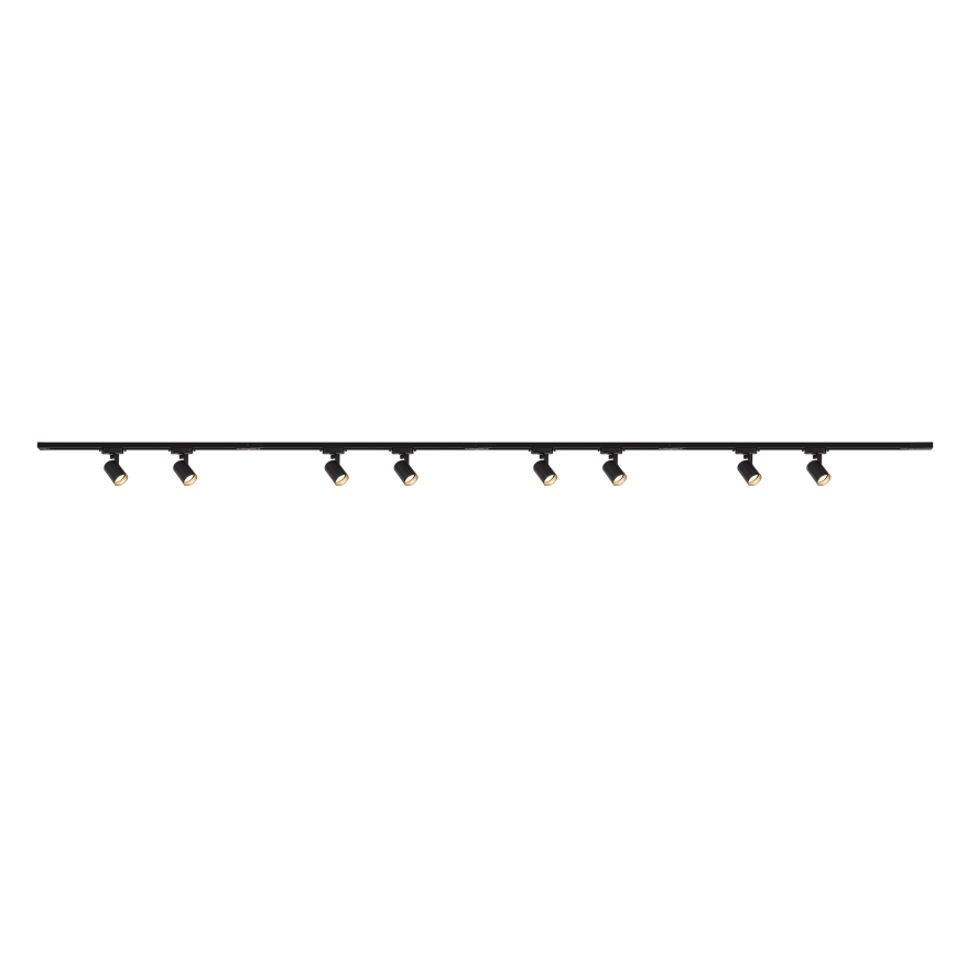 Brilagi - Faretto su binario HUSKY 8xGU10/10W/230V nero