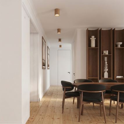 BRILAGI - Faretto TRINE 1xGU10/30W/230V finitura rovere
