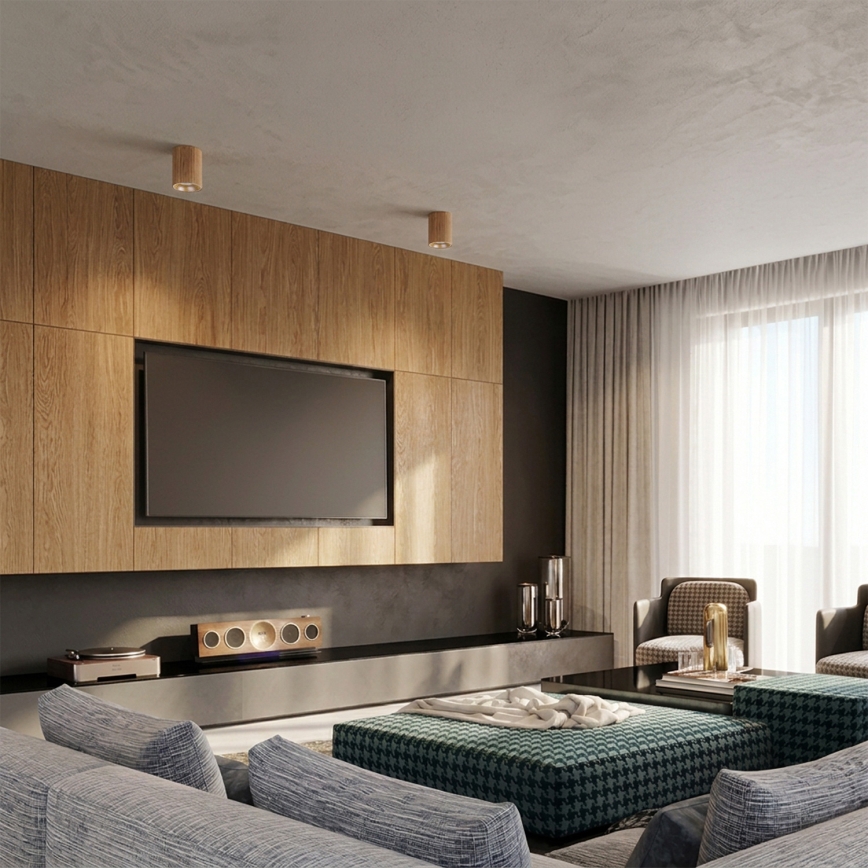 BRILAGI - Faretto TRINE 1xGU10/30W/230V finitura rovere