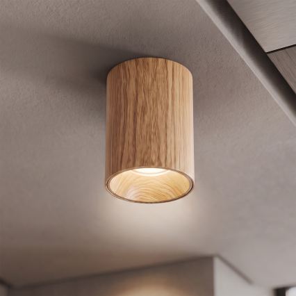 BRILAGI - Faretto TRINE 1xGU10/30W/230V finitura rovere