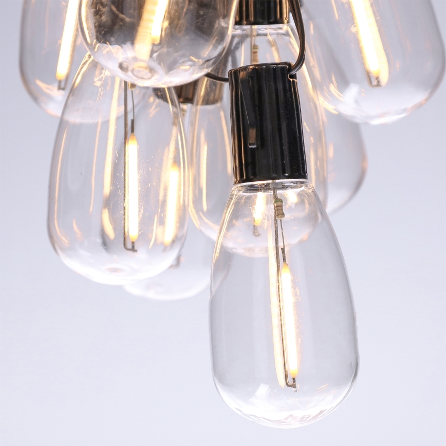 Brilagi - Ghirlanda natalizia LED da esterno 10xLED/3xAA 3,2m IP44 bianco caldo