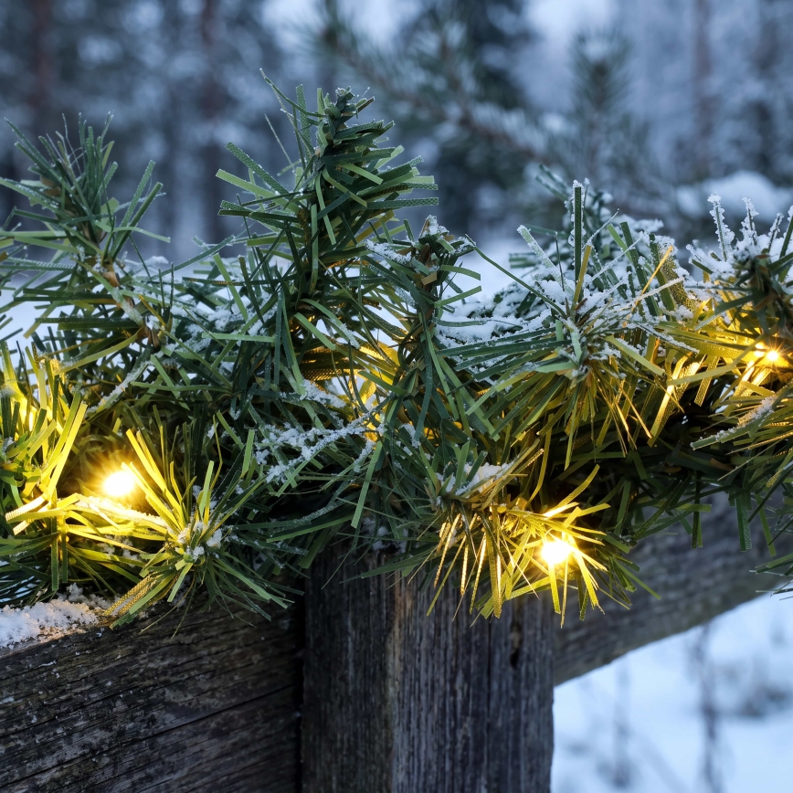 BRILAGI - Ghirlanda natalizia per esterni LED/3xAA 300 cm IP44