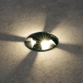 BRILAGI - GROUNDRAY Luce LED da esterno incassabile nel terreno, 1W, 230V, nera, IP67