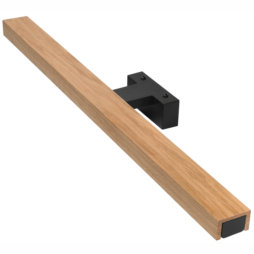 Brilagi - Illuminazione a LED per specchi da bagno WOODY MIRROR LED/12W/230V 60 cm IP44 quercia/nero