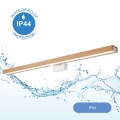 Brilagi - Illuminazione a LED per specchi da bagno WOODY MIRROR LED/15W/230V 90 cm IP44 quercia/bianco