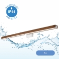 Brilagi - Illuminazione a LED per specchi da bagno WOODY MIRROR LED/15W/230V 90 cm IP44 quercia ciliegio/bianco