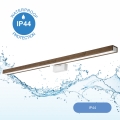 Brilagi - Illuminazione a LED per specchi da bagno WOODY MIRROR LED/15W/230V 90 cm IP44 quercia noce/bianco