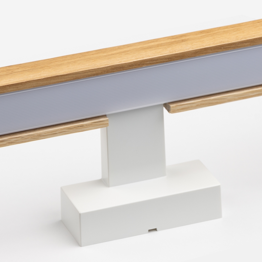 Brilagi - Illuminazione a LED per specchi da bagno WOODY MIRROR LED/15W/230V 90 cm IP44 quercia/bianco