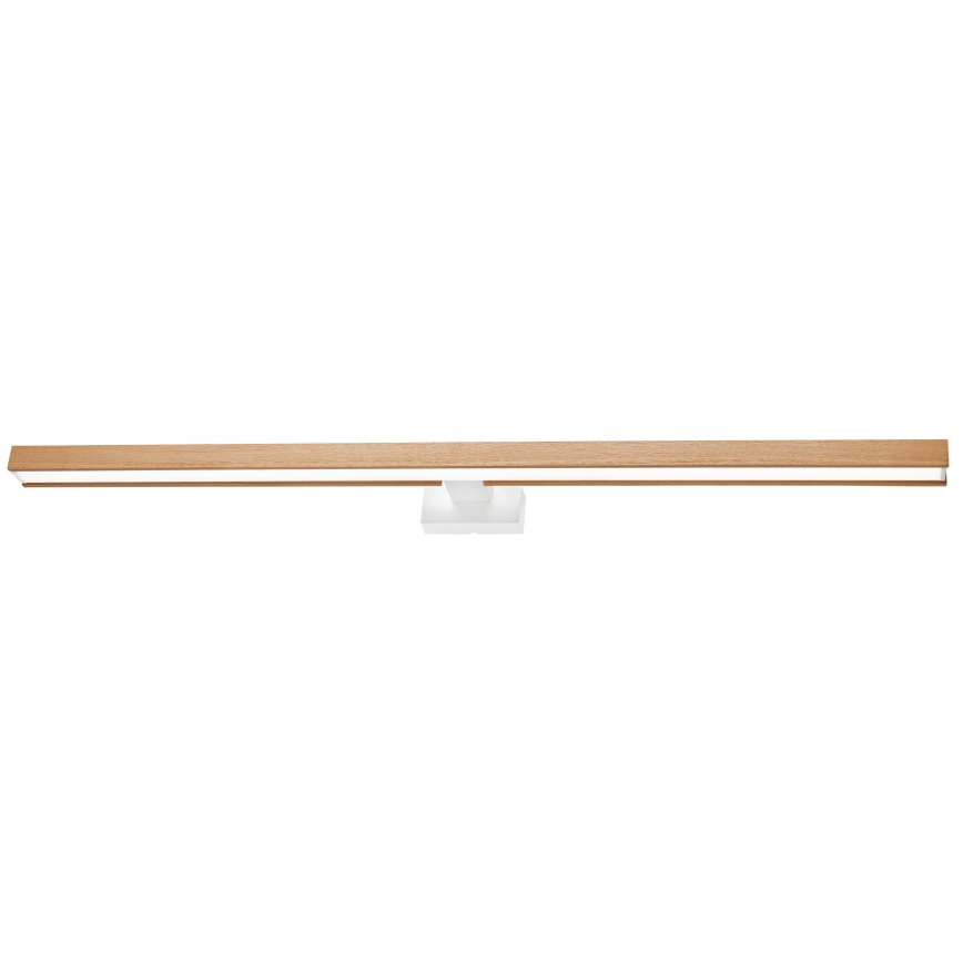 Brilagi - Illuminazione a LED per specchi da bagno WOODY MIRROR LED/15W/230V 90 cm IP44 quercia/bianco