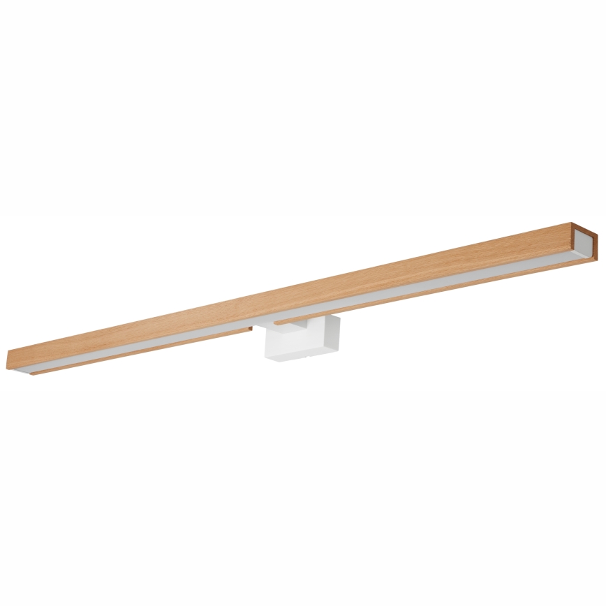 Brilagi - Illuminazione a LED per specchi da bagno WOODY MIRROR LED/15W/230V 90 cm IP44 quercia/bianco