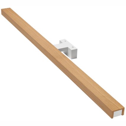 Brilagi - Illuminazione a LED per specchi da bagno WOODY MIRROR LED/15W/230V 90 cm IP44 quercia/bianco