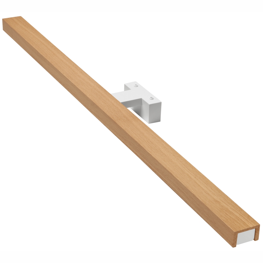 Brilagi - Illuminazione a LED per specchi da bagno WOODY MIRROR LED/15W/230V 90 cm IP44 quercia/bianco
