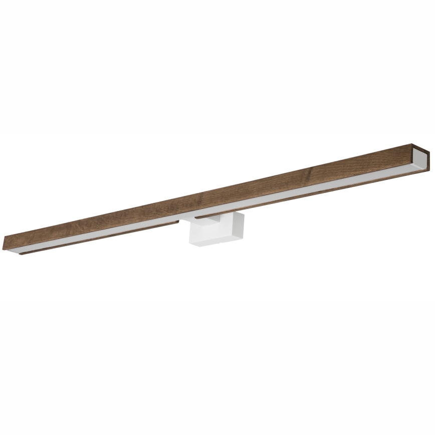Brilagi - Illuminazione a LED per specchi da bagno WOODY MIRROR LED/15W/230V 90 cm IP44 quercia noce/bianco