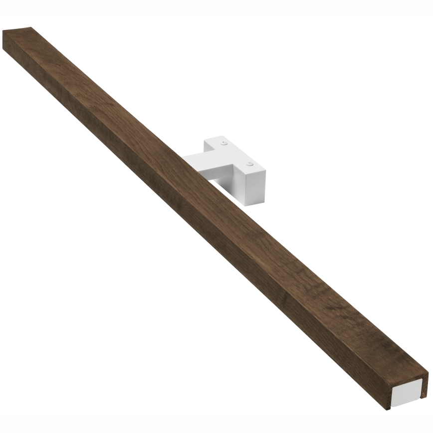 Brilagi - Illuminazione a LED per specchi da bagno WOODY MIRROR LED/15W/230V 90 cm IP44 quercia noce/bianco