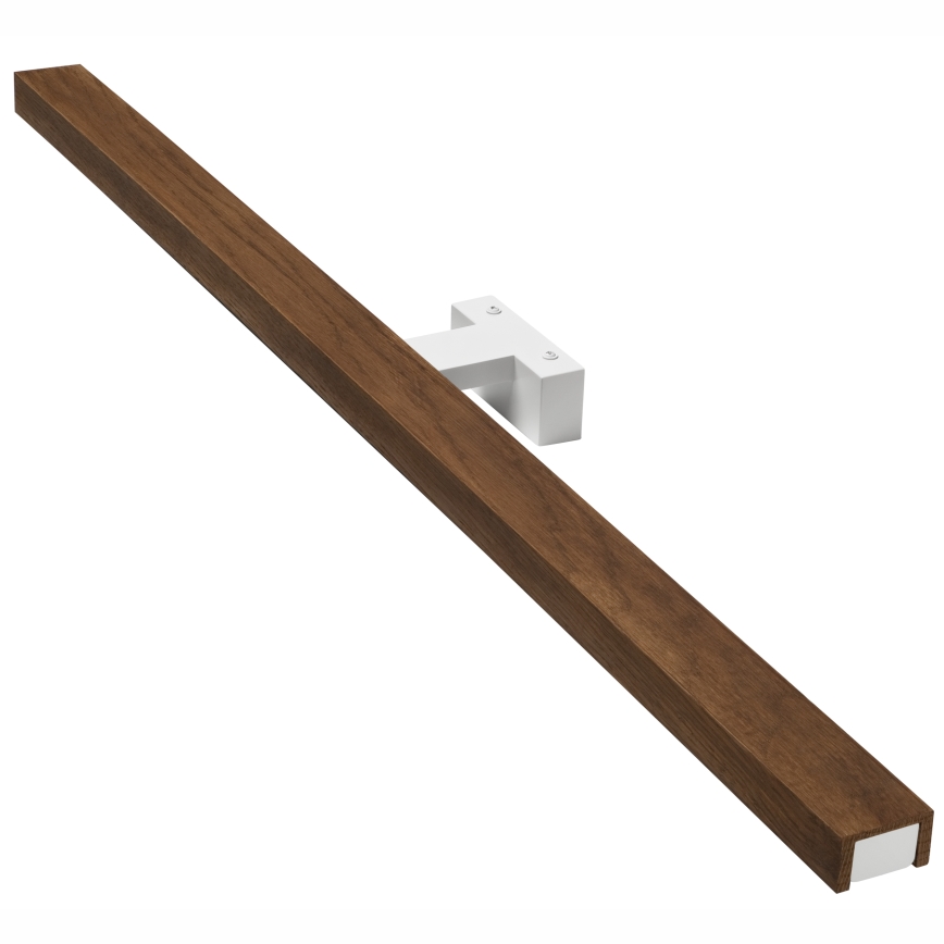 Brilagi - Illuminazione a LED per specchi da bagno WOODY MIRROR LED/15W/230V 90 cm IP44 quercia ciliegio/bianco