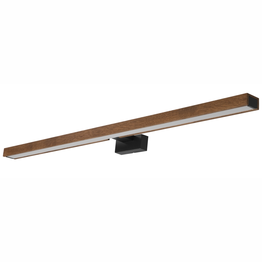 Brilagi - Illuminazione a LED per specchi da bagno WOODY MIRROR LED/15W/230V 90 cm IP44 quercia ciliegio/nero