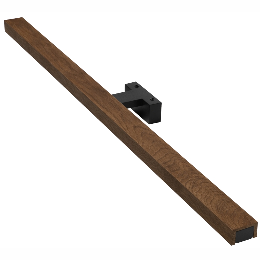 Brilagi - Illuminazione a LED per specchi da bagno WOODY MIRROR LED/15W/230V 90 cm IP44 quercia ciliegio/nero