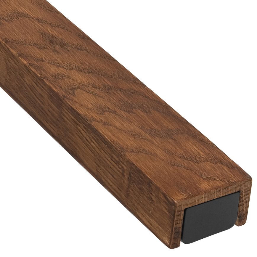 Brilagi - Illuminazione a LED per specchi da bagno WOODY MIRROR LED/15W/230V 90 cm IP44 quercia ciliegio/nero