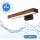 Brilagi - Illuminazione a LED per specchi da bagno WOODY MIRROR LED/8W/230V 40 cm IP44 quercia ciliegio/nero