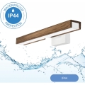 Brilagi - Illuminazione a LED per specchi da bagno WOODY MIRROR LED/8W/230V 40 cm IP44 quercia noce/bianco