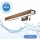 Brilagi - Illuminazione a LED per specchi da bagno WOODY MIRROR LED/8W/230V 40 cm IP44 quercia noce/cromo lucido