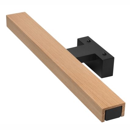 Brilagi - Illuminazione a LED per specchi da bagno WOODY MIRROR LED/8W/230V 40 cm IP44 quercia/nero