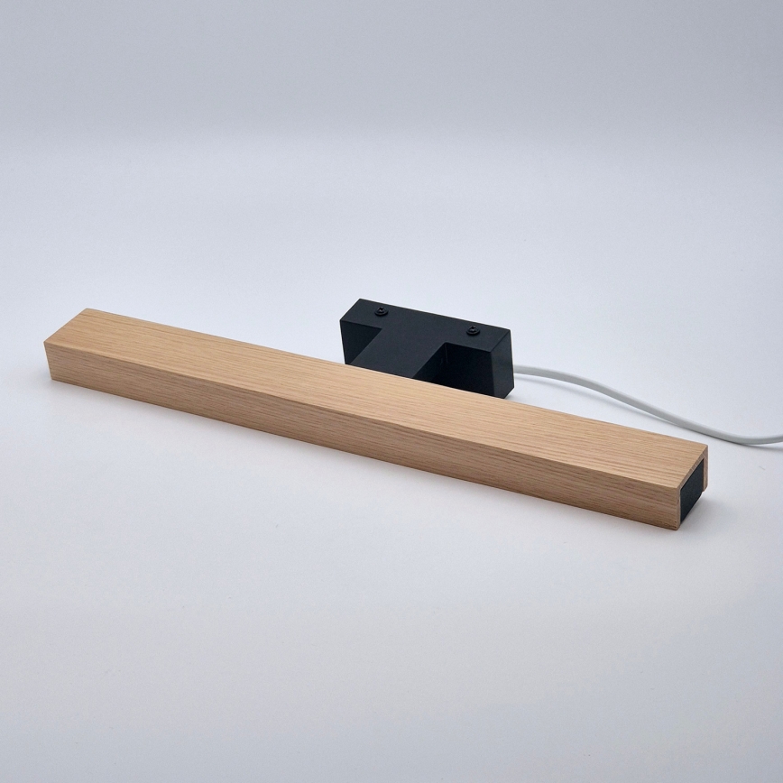 Brilagi - Illuminazione a LED per specchi da bagno WOODY MIRROR LED/8W/230V 40 cm IP44 quercia/nero