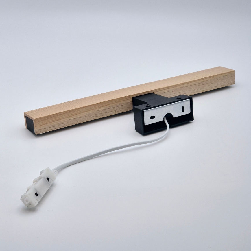 Brilagi - Illuminazione a LED per specchi da bagno WOODY MIRROR LED/8W/230V 40 cm IP44 quercia/nero