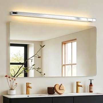 Brilagi - Illuminazione a LED per specchio da bagno AQUA LINE LED/36W/230V 120 cm IP44 cromo lucido CRI 90