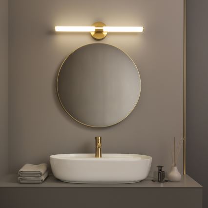 Brilagi - Illuminazione a LED per specchio da bagno LARA LED/10W/230V 60 cm IP44 dorata