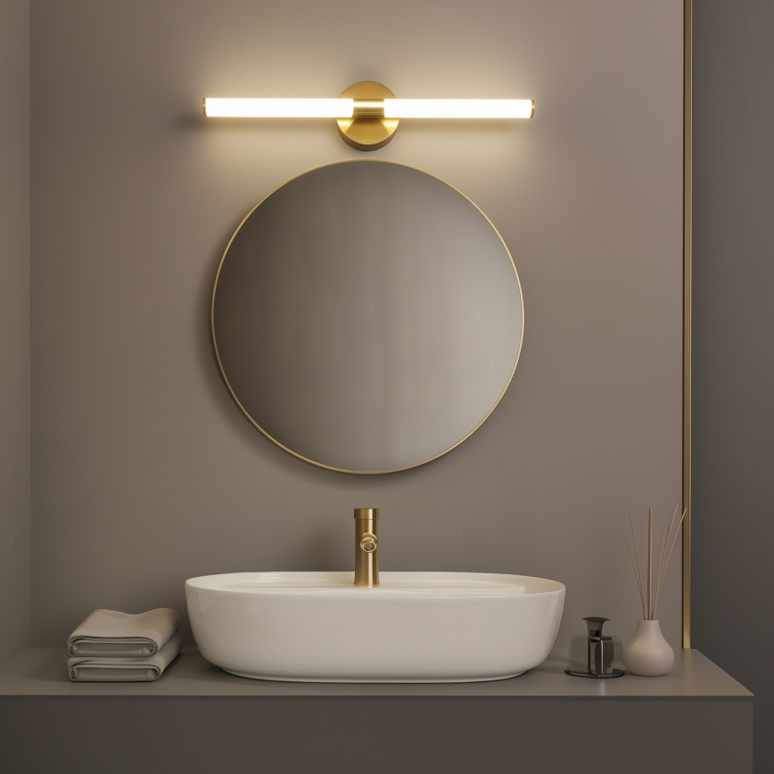 Brilagi - Illuminazione a LED per specchio da bagno LARA LED/10W/230V 60 cm IP44 dorata