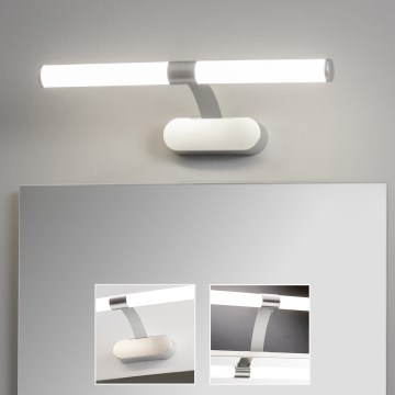 Brilagi - Illuminazione LED per specchio da bagno 2 in 1 TUBEO LED/6W/230V 40 cm IP44 argento