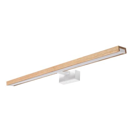Brilagi - Illuminazione LED per specchio da bagno 3 in 1 WOODY MIRROR LED/15W/230V 80 cm IP44 bianco/rovere