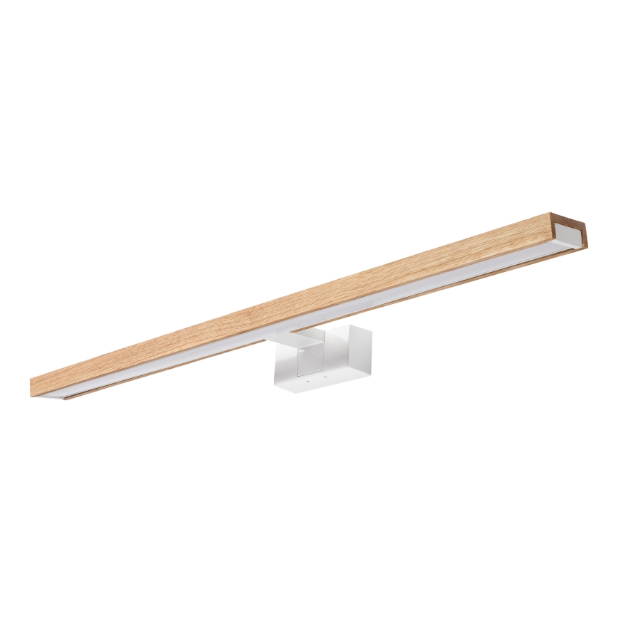 Brilagi - Illuminazione LED per specchio da bagno 3 in 1 WOODY MIRROR LED/15W/230V 80 cm IP44 bianco/rovere