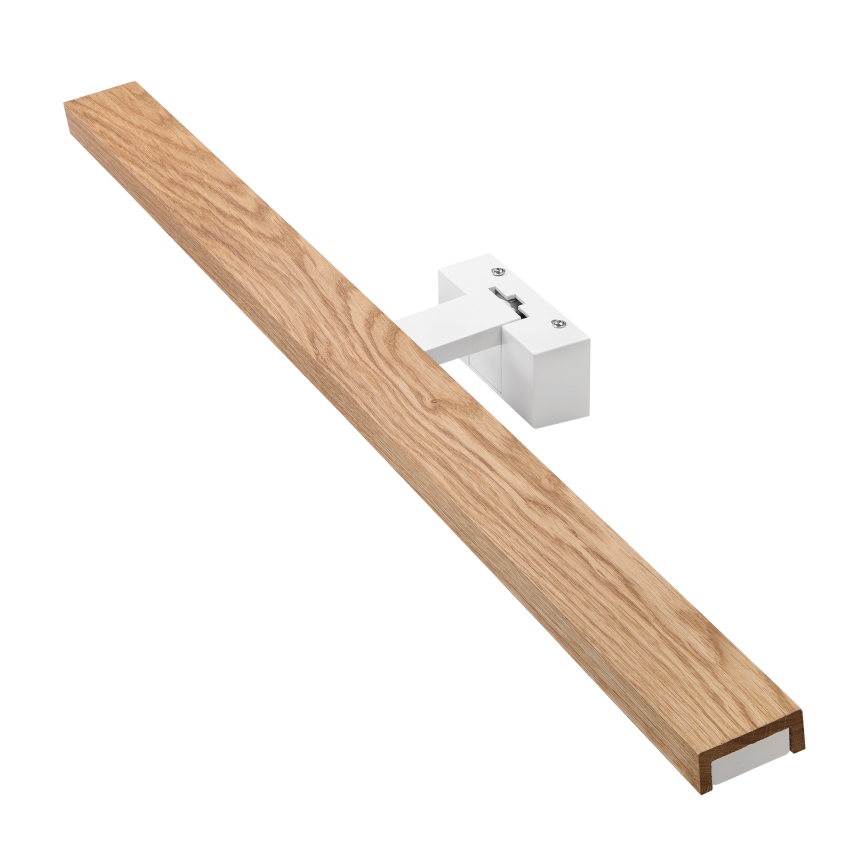 Brilagi - Illuminazione LED per specchio da bagno 3 in 1 WOODY MIRROR LED/15W/230V 80 cm IP44 bianco/rovere