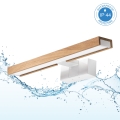 Brilagi - Illuminazione LED per specchio da bagno 3 in 1 WOODY MIRROR LED/8W/230V 40 cm IP44 bianco/rovere