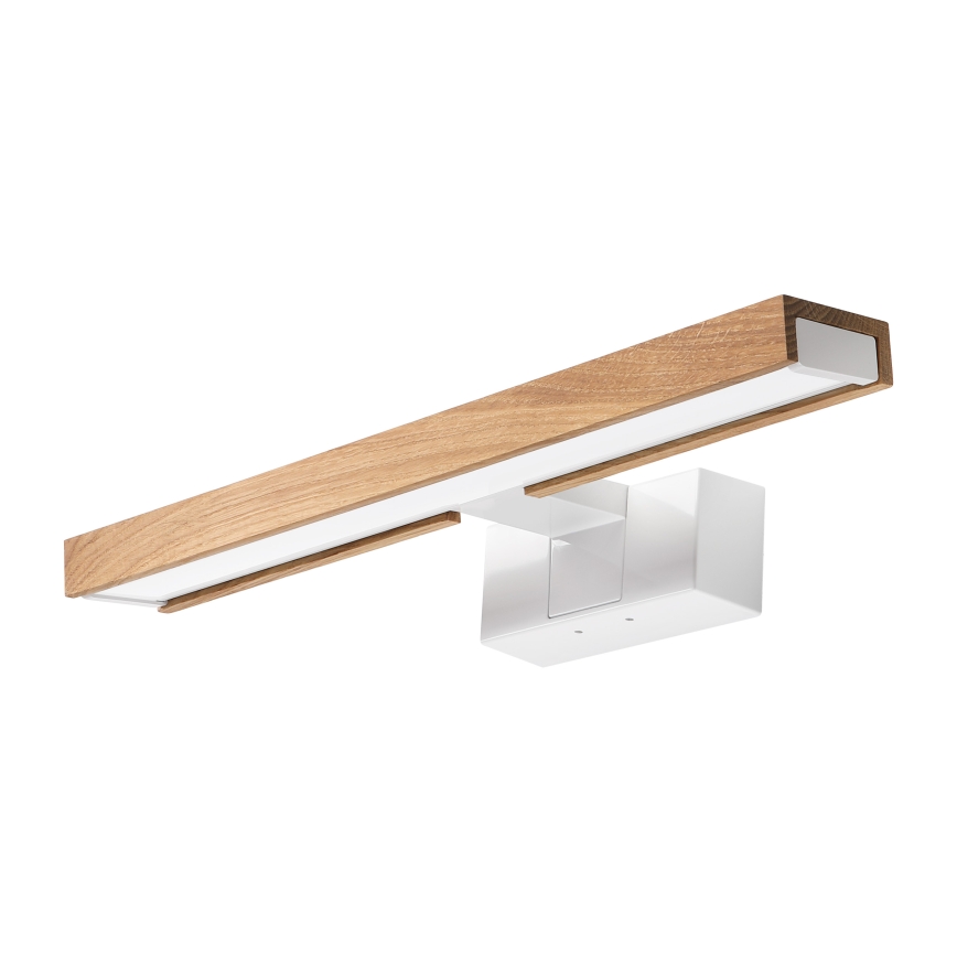 Brilagi - Illuminazione LED per specchio da bagno 3 in 1 WOODY MIRROR LED/8W/230V 40 cm IP44 bianco/rovere